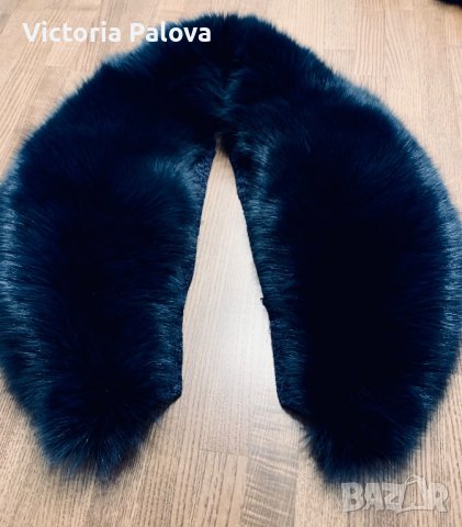 Яка и наръкавници от полярна лисица/естествен косъм, снимка 3 - Палта, манта - 38966210