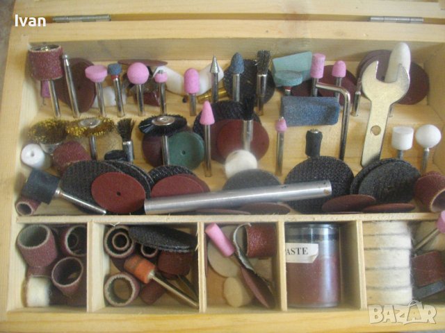 Нов Немски Комплект Аксесоари За Мини Дрелка Шлифовалка/Прав Шлайф