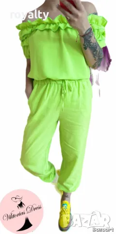 Дамски неонов комплект 