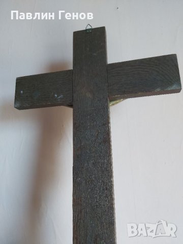 Стар кръст , Исус Христос 50.5х30см, снимка 14 - Други ценни предмети - 41394653