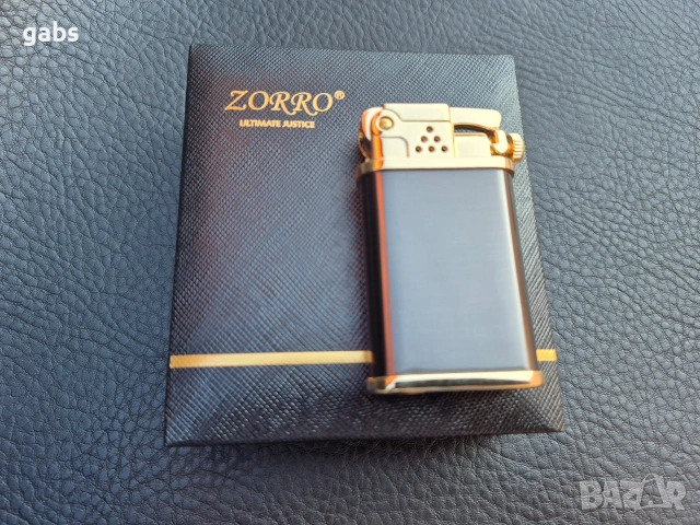 Луксозна бензинова запалка ZORRO в подаръчна кутия,Z602, снимка 10 - Запалки - 53144216