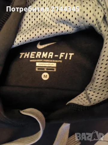 Nike Therma Fit суичър размер M, снимка 4 - Спортни дрехи, екипи - 48305256