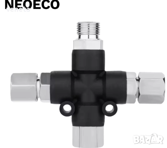 NEOECO регулиране 3-позиционен адаптер за въздушни маркучи за аерограф, колектор за сплитер 