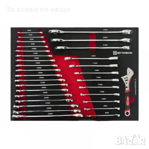 Шкаф с инструменти със 7 чекмеджета – 6 пълни ForceKraft - Huttenberg, снимка 8 - Други инструменти - 50322657