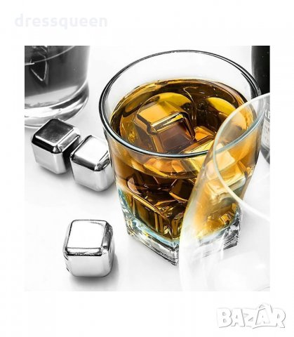 2909 Метални кубчета за охлаждане на напитки с щипка, снимка 10 - Аксесоари за кухня - 34265907
