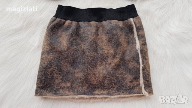 Нов кожен комплект  пола и елек 3-4 години - зимни, снимка 9 - Детски рокли и поли - 34753943