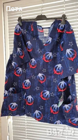 Медицинска работна туника Captain America, снимка 8 - Тениски - 49990760