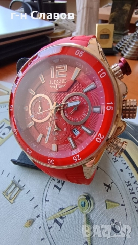 Men Chronograph LIGE LIMITTED! , снимка 9 - Мъжки - 51592428
