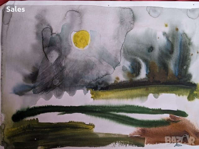 Картини акварел, снимка 7 - Картини - 40666649