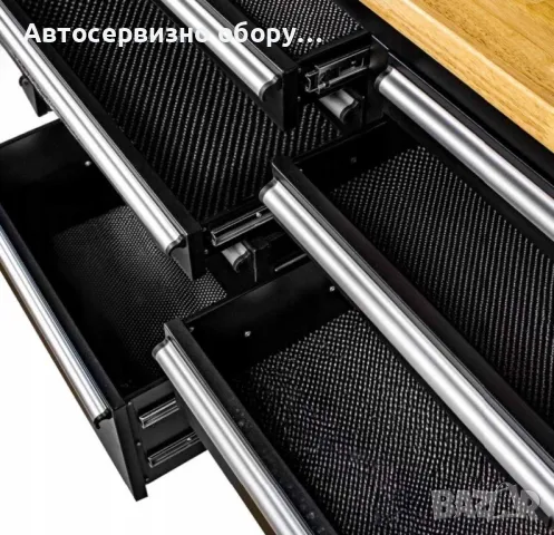 Подвижен шкаф за инструменти с работен плот RockForce, снимка 5 - Други инструменти - 48228240