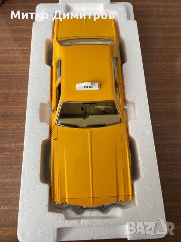 Dodge Monaco Такси от филма РОКИ III (1982) Мащаб1/18 Greenlight, снимка 5 - Колекции - 36037375