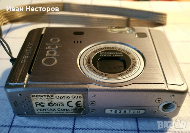 Pentax Optio S30, снимка 8 - Фотоапарати - 53808390