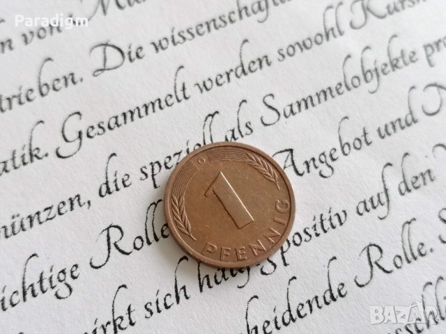 Монета - Германия - 1 пфениг | 1981г.; серия G