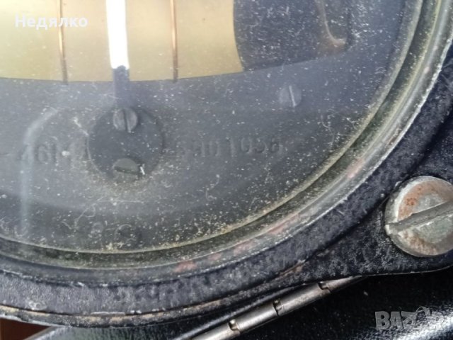 Индикатор за наклон от стар руски самолет , снимка 4 - Антикварни и старинни предмети - 41184887