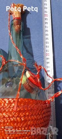  старо стъклено декоративно шише , снимка 7 - Антикварни и старинни предмети - 53327981