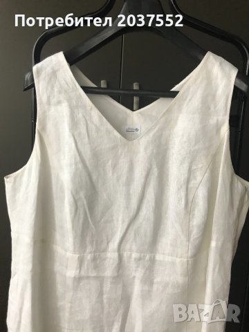 Рокля лен Mellini, снимка 2 - Рокли - 42066455