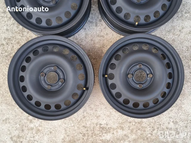 4х100 - 15 цола Опел 4x100 Opel 4 x 100 метални джанти 4 броя , снимка 6 - Гуми и джанти - 56098787