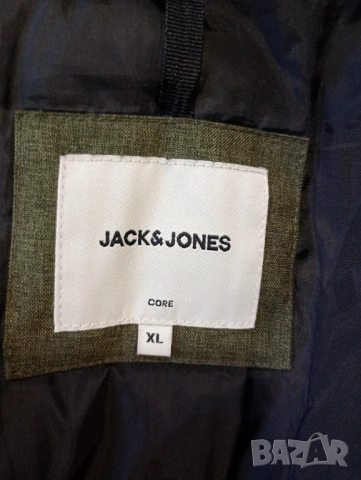 Jack & Jones мъжко зимно яке парка размер XL, снимка 5 - Якета - 53300143