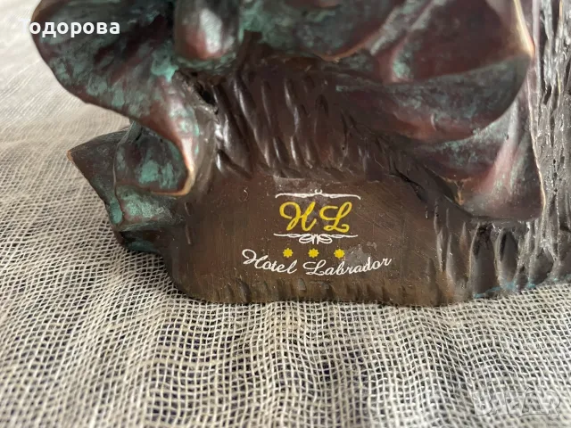 Бронзова изящна испанска статуетка - Paor S.A., снимка 6 - Антикварни и старинни предмети - 56141358