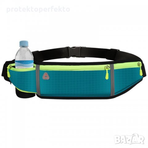 Олекотена чанта за кръста - трекинг, маратон, бягане - черен цвят, снимка 4 - Спортна екипировка - 36021382