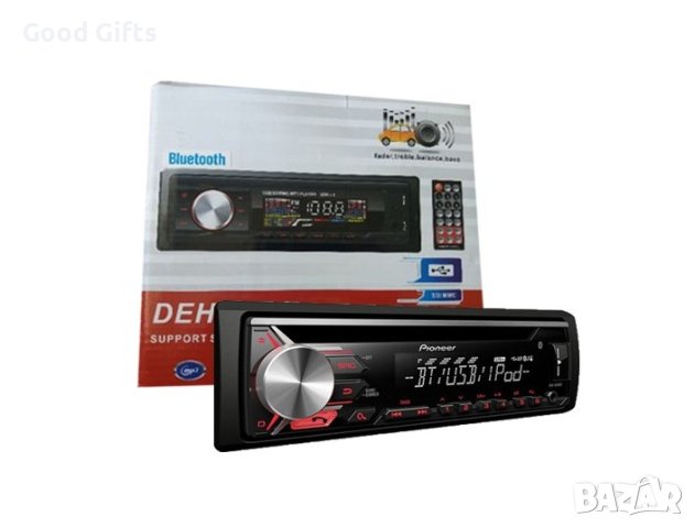 Bluetooth MP3 АвтоРадио за кола DEH-8003 SD/MMC Card/USB с падащ панел, снимка 3 - Аксесоари и консумативи - 40675597