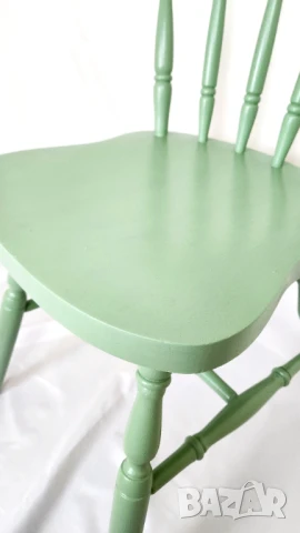 Дървен трапезен стол кантри, снимка 7 - Столове - 50841064