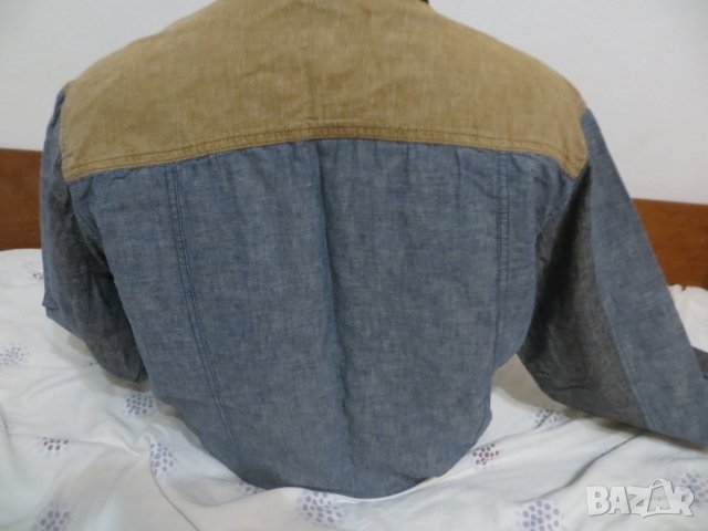 Мъжка риза с дълъг ръкав от лен Esprit, снимка 2 - Ризи - 41292460