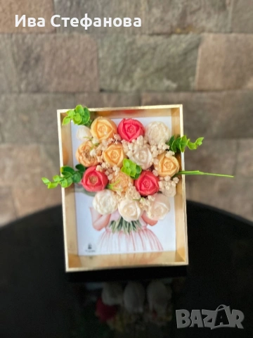 Ароматизирани букети от соев восък , снимка 5 - Декорация за дома - 53154840