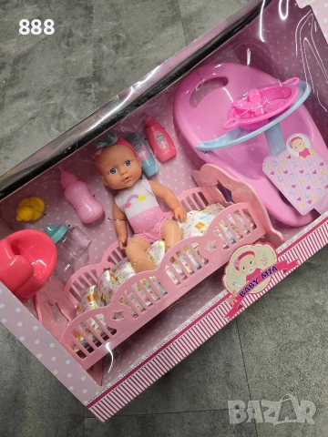 играчка бебе с аксесоари , снимка 2 - Кукли - 53512394