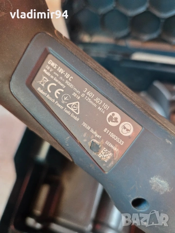 Bosch GWS 18V-10C, снимка 5 - Ъглошлайфи - 53704883
