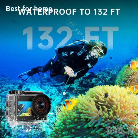 4K 30MP водоустойчива екшън камера с  WiFi дистанционно управление, снимка 7 - Камери - 51037171