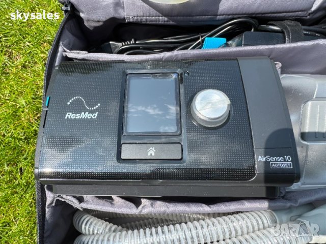 Автоматичен CPAP апарат ResMed AirSense 10 AutoSet + Маска AirFit!, снимка 5 - Други - 51044851