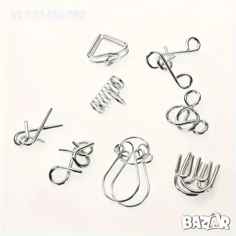 Комплект за игра с метални пъзели, снимка 2 - Пъзели - 52146994