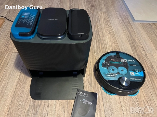 Прахосмукачка робот с моп Cecotec Conga 11090 Spin Revolution Home&Wash, снимка 7 - Прахосмукачки - 52788236