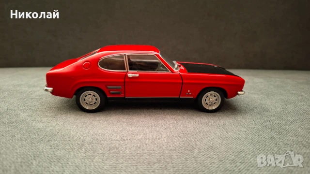 1969 Ford Capri RS Coupe 1:24 Welly Diecast Колекционерски модел количка, снимка 1