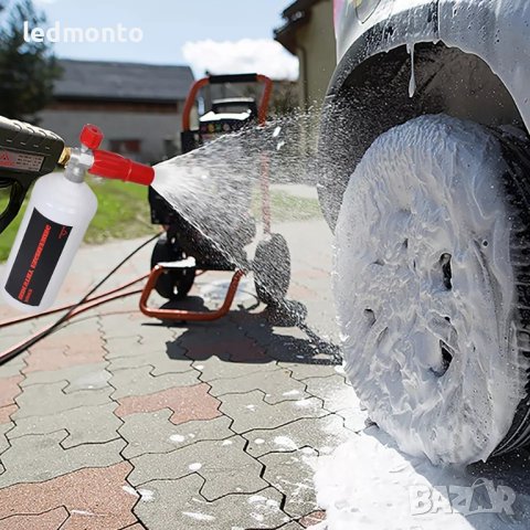 Пенообразувател с дюза за пяна водоструйката  Парксайд  Керхер Бош дюза водоструйката, снимка 8 - Други инструменти - 40713942