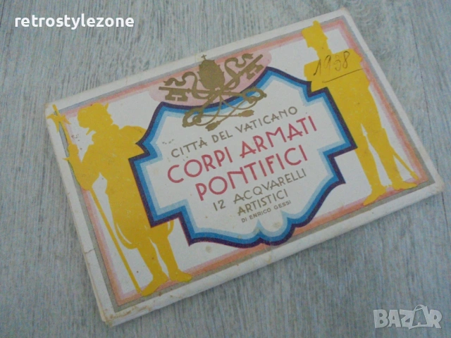 № 8529 Колекционерски комплект картички „Corpi Armati Pontifici“  , снимка 5 - Други ценни предмети - 53851532