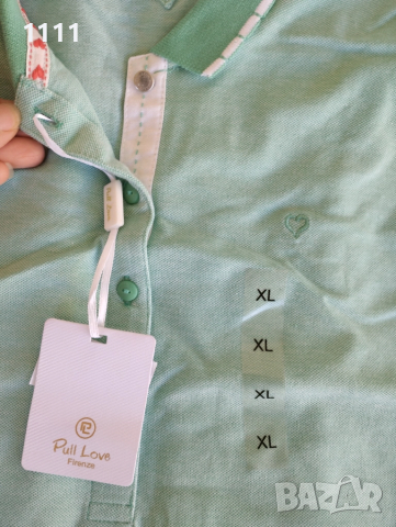 Две нови тениски с яка р-р XL., снимка 2 - Тениски - 51729685