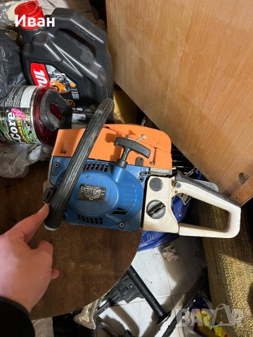 Бензинов трион, снимка 2 - Градинска техника - 53525370