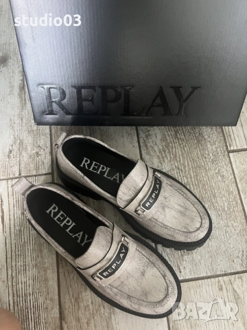 Дамски лоуфъри REPLAY-37н, снимка 8 - Дамски ежедневни обувки - 55774340
