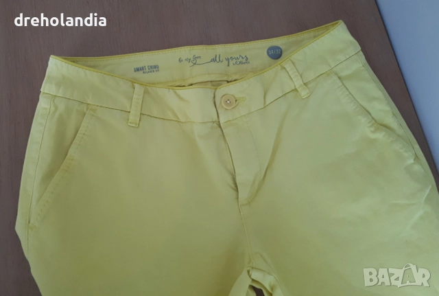 Жълт панталон - S.Oliver – S/М ( 34 ), снимка 4 - Панталони - 51725303