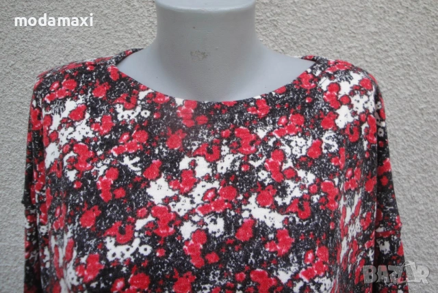 4XL/5XL цветна блуза от 100% акрил , снимка 8 - Блузи с дълъг ръкав и пуловери - 53446189