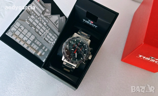  TISSOT SUPERSPORT CHRONO T125.617.11.051.00 ЧИСТО НОВ часовник кутия 100% оригинал , снимка 5 - Мъжки - 53707327