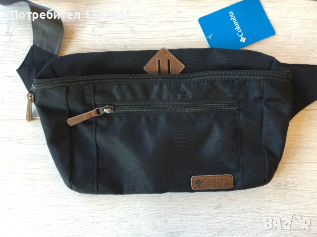 НОВА оригинална мъжка чанта чантичка за кръста "банан" COLUMBIA от САЩ, снимка 4 - Чанти - 52067885