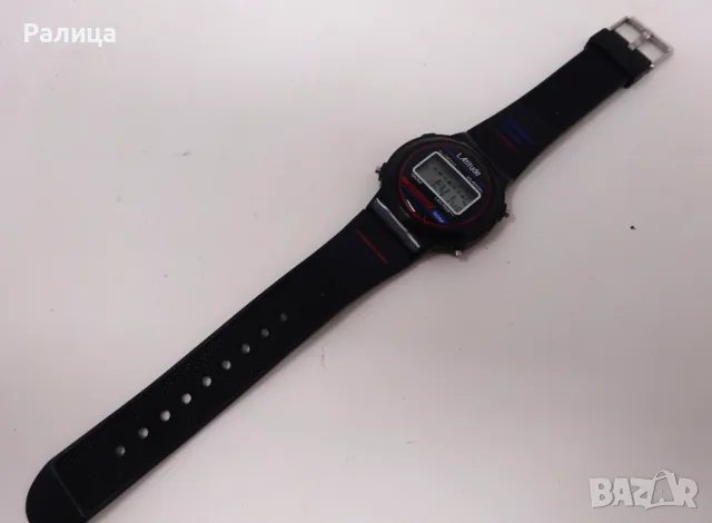 Мъжки електронен часовник хронограф, френски, снимка 4 - Мъжки - 47488216