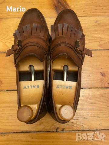 Santoni мъжки мокасини 43, снимка 5 - Мокасини - 53373704