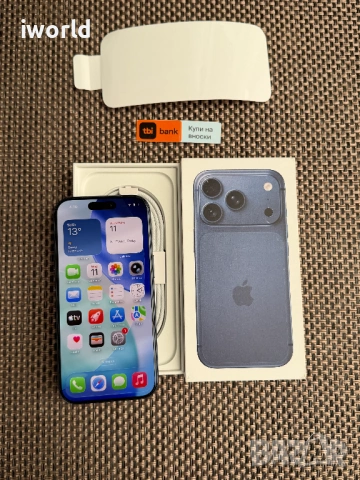 НОВ❗️ 1Tb⚠️ iPhone 17 Pro⚠️ Лизинг от 56€/мес❗️ Deep Blue ГАРАНЦИЯ❗️1000Gb❗️, снимка 14 - Apple iPhone - 53798202