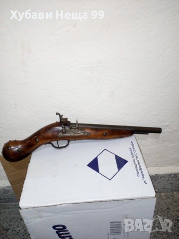                  пистолет - реплипика     кремъчен  , снимка 2 - Антикварни и старинни предмети - 39898038