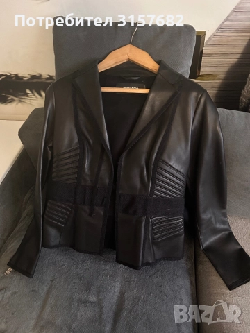 Кожено яке, снимка 3 - Якета - 51748669