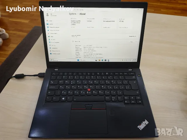 Lenovo T470s Intel i5-7200U, снимка 2 - Лаптопи за дома - 56245265